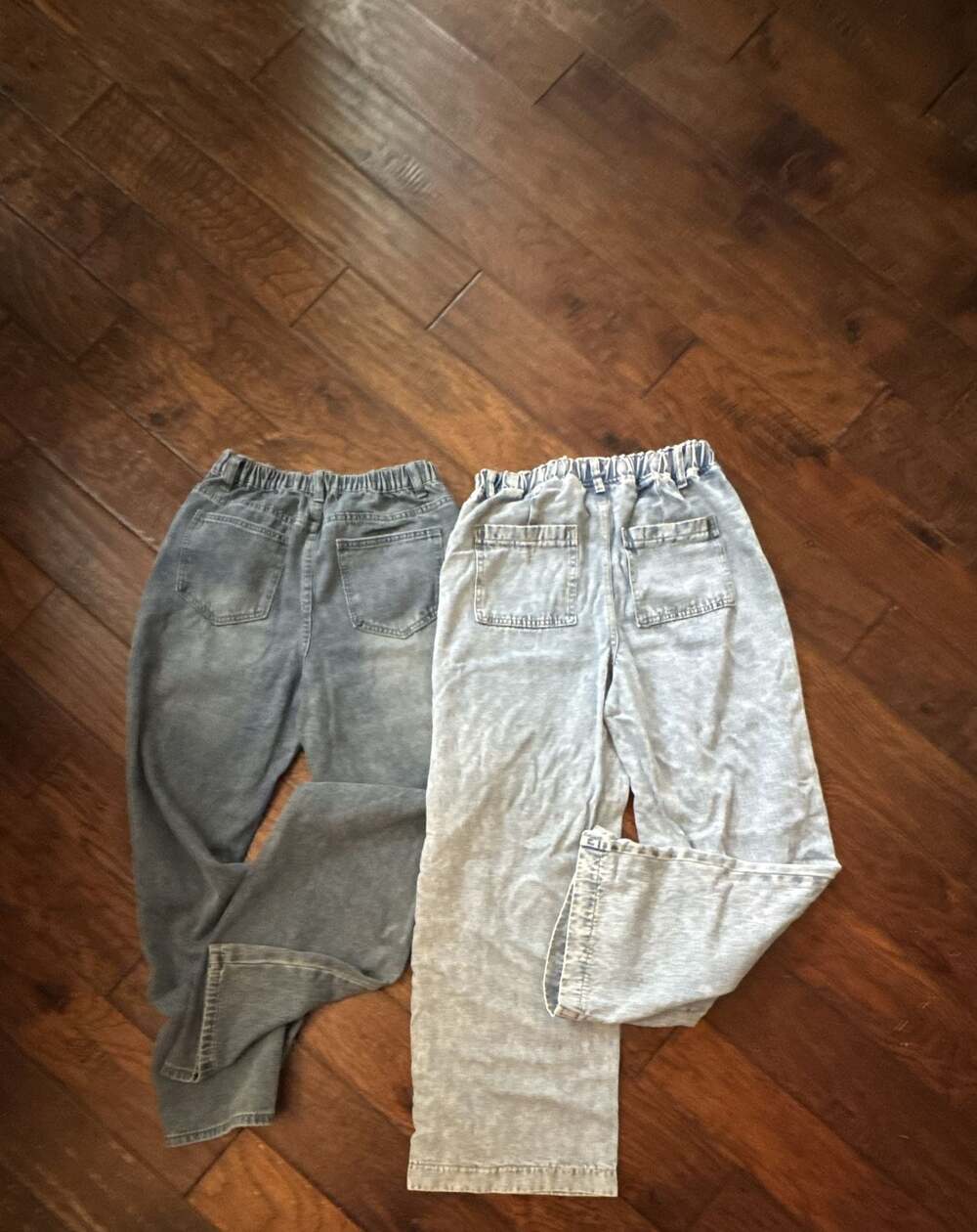 Shein Teen Girls 2-Pack Baggy Denim Jeans Size 16Y - Picture 2 of 4